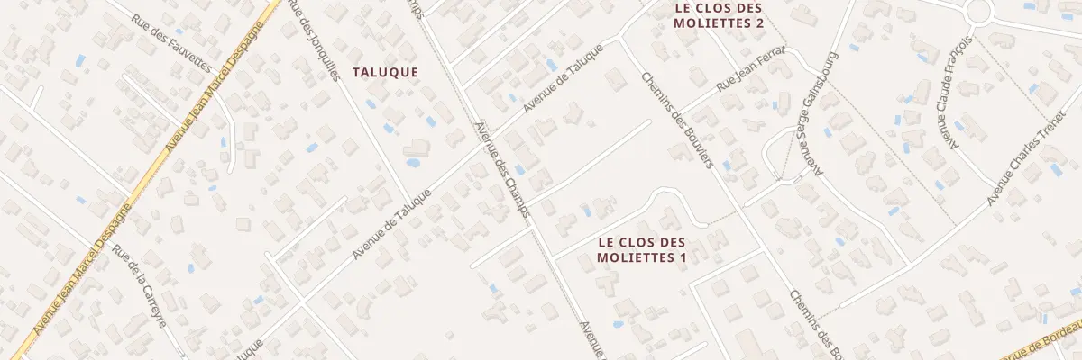 Plan du 30 Av des Champs à Andernos-les-Bains