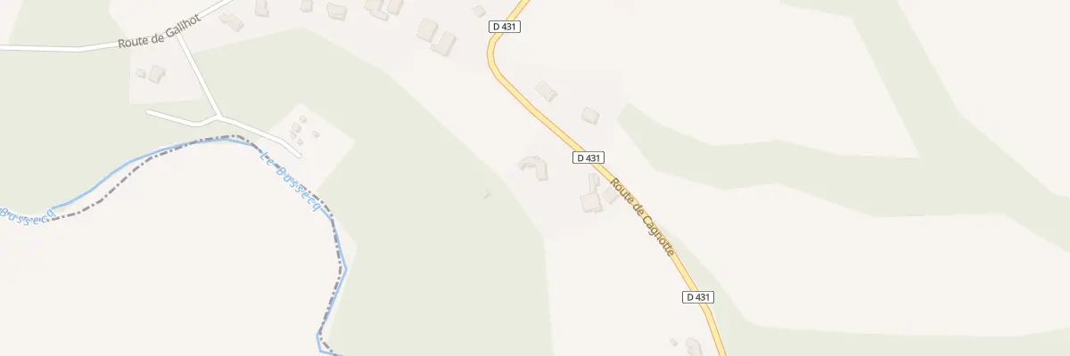 Plan du 640 Rte de Cagnotte à Heugas