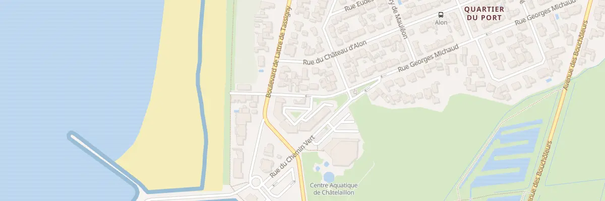 Plan du 2 Rue Georges Michaud à Châtelaillon-Plage