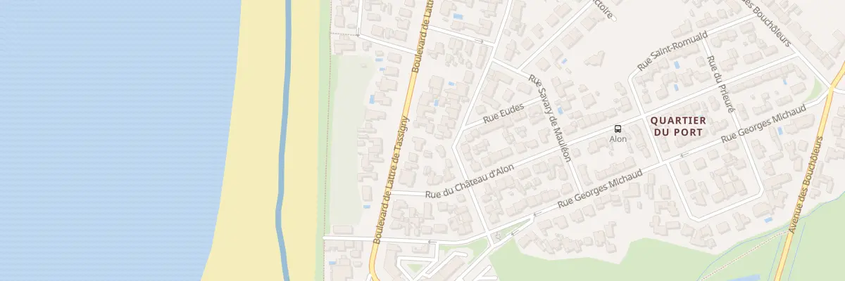 Plan du 111 Bd de Lattre de Tassigny à Châtelaillon-Plage