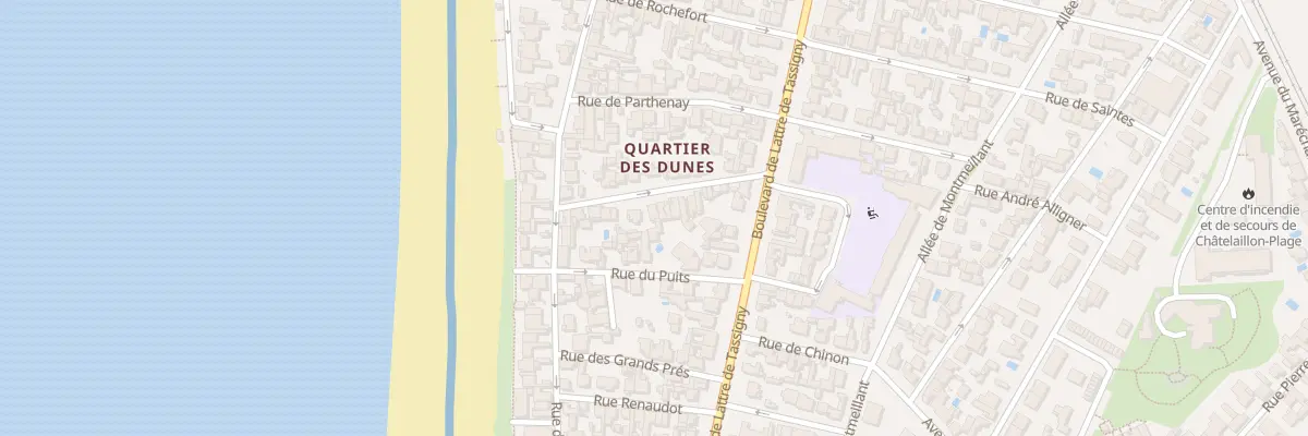 Plan du 14 Rue de Paris à Châtelaillon-Plage