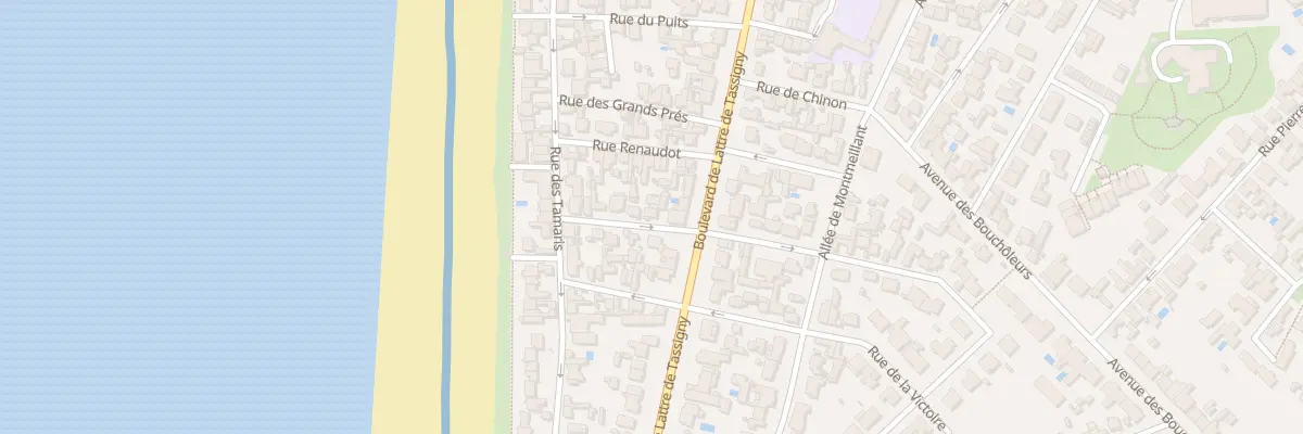 Plan du 11 Rue Urbain Grandier à Châtelaillon-Plage