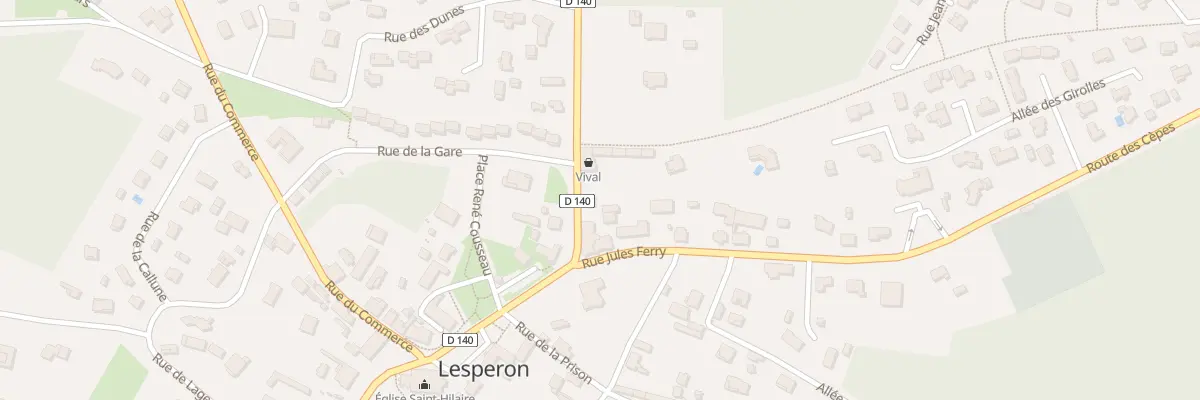 Plan du 50 Rte de Tireveste à Lesperon