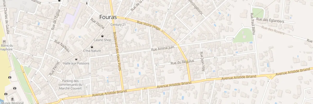 Plan du 33 Rue Amiral Juin à Fouras