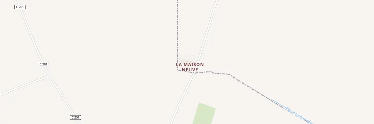Plan du 5176 La Maison Neuve à Challain-la-Potherie