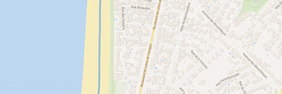 Plan du 92 Bd de Lattre de Tassigny à Châtelaillon-Plage