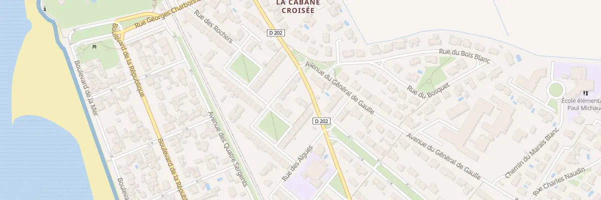 Plan du 22 Bd Aristide Briand à Châtelaillon-Plage