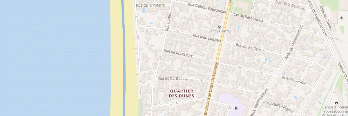 Plan du 8 Rue de Rochefort à Châtelaillon-Plage