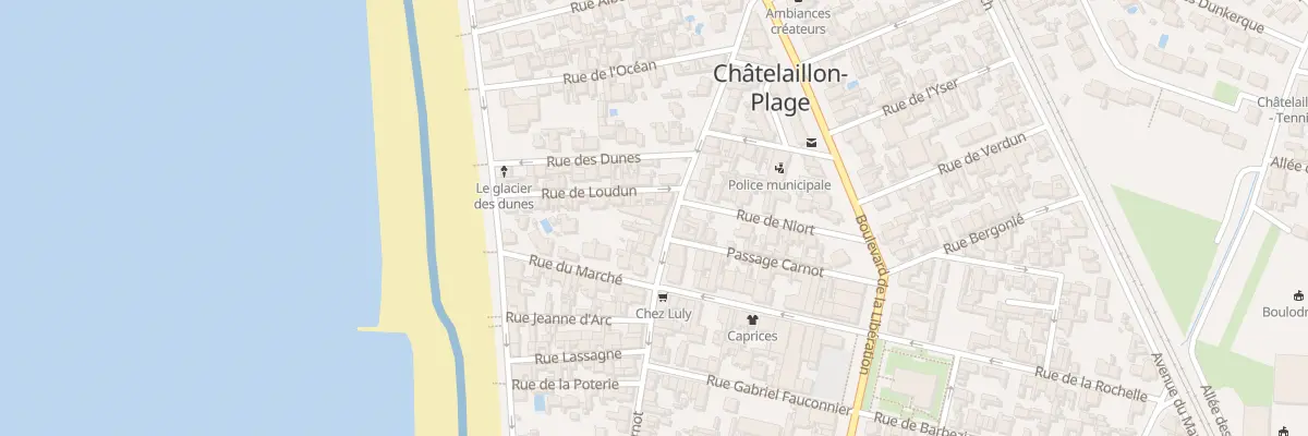 Plan du 52 Rue Carnot à Châtelaillon-Plage
