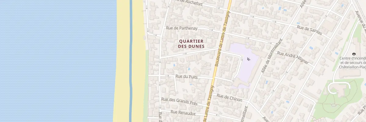 Plan du 12 Rue de Paris à Châtelaillon-Plage