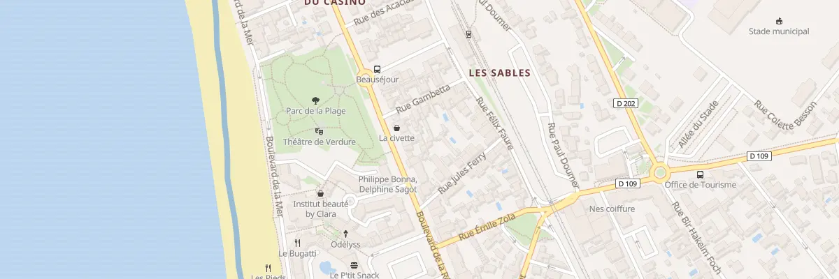 Plan du 87B Bd de la République à Châtelaillon-Plage