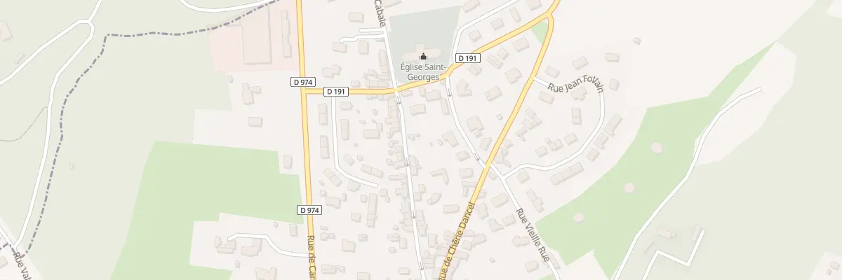 Plan du 90 Rue Saint-Georges à Saint-Lô
