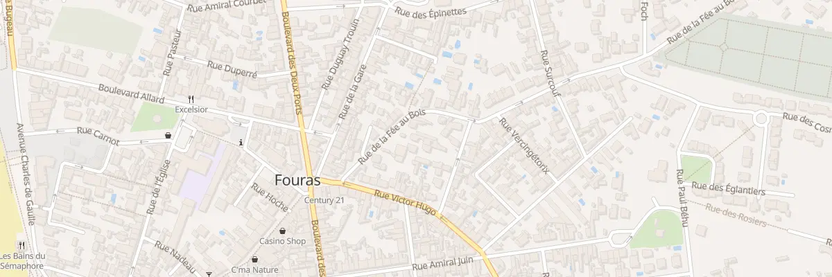 Plan du 13 Rue de la Fee du Bois à Fouras
