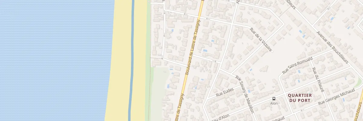 Plan du 75 Rue des Tamaris à Châtelaillon-Plage