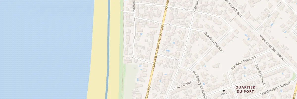 Plan du 106 Bd de Lattre de Tassigny à Châtelaillon-Plage