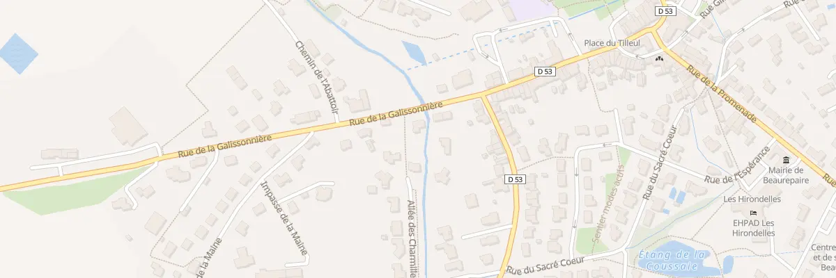 Plan du 7 Rue de la Galissonnière à Beaurepaire