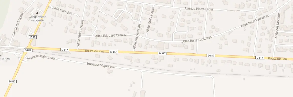 Plan du 403 Rte de Pau à Peyrehorade