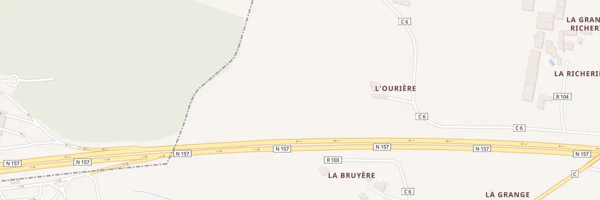 Plan du 1 Ouriere à Mondevert