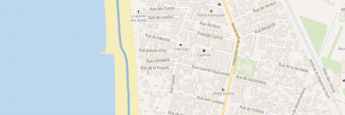 Plan du 19 Rue Lassagne à Châtelaillon-Plage