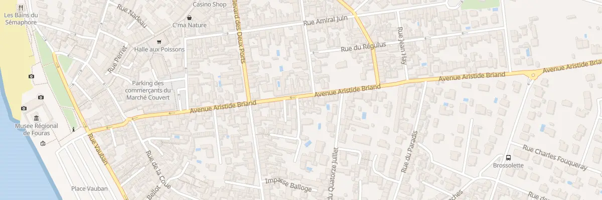 Plan du 39 Rue Aristide Briand à Fouras