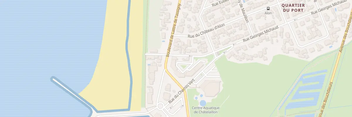 Plan du 125 Bd de Lattre de Tassigny à Châtelaillon-Plage