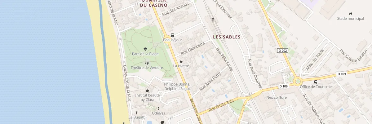 Plan du 83 Bd de la République à Châtelaillon-Plage