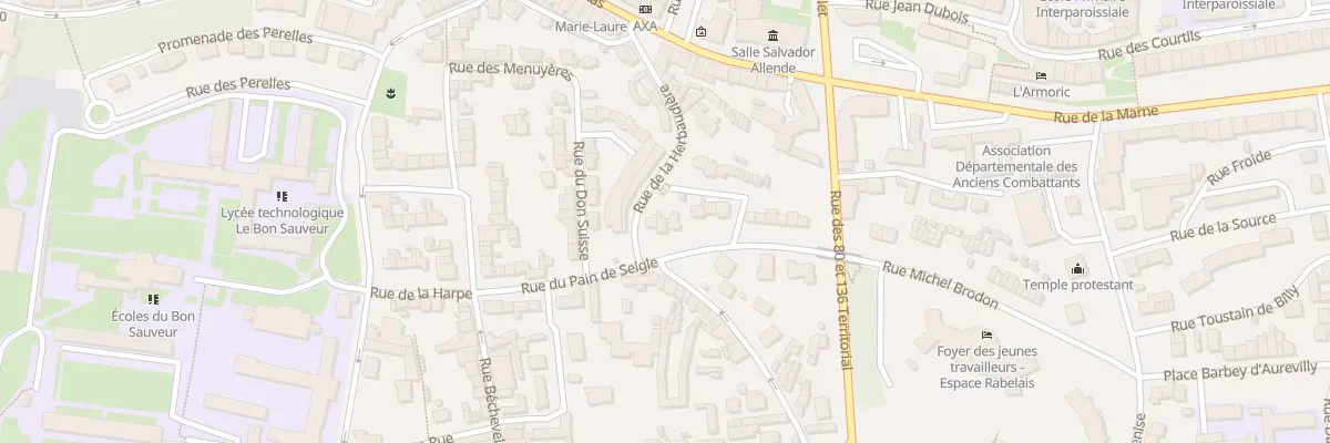 Plan du 3 Rue Michel Brodon à Saint-Lô