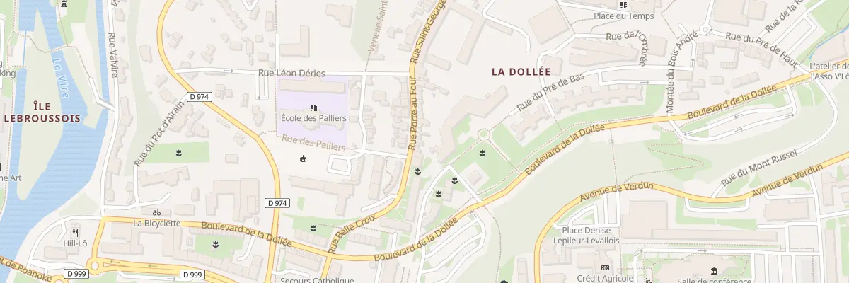 Plan du 12 Rue Porte au Four à Saint-Lô