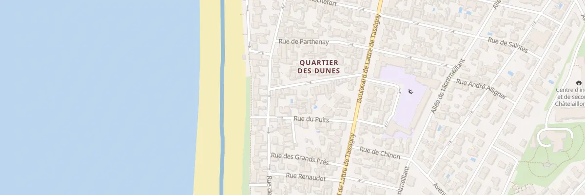 Plan du 8 Rue de Paris à Châtelaillon-Plage