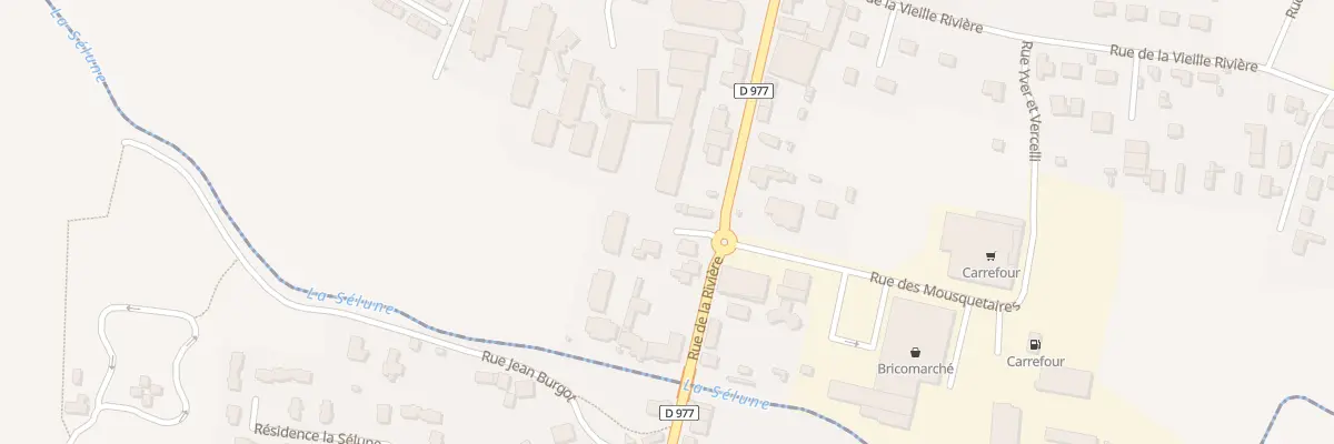 Plan du 21 Rue de la Riviere - Parigny à Grandparigny