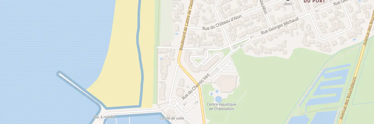 Plan du 127 Bd de Lattre de Tassigny à Châtelaillon-Plage