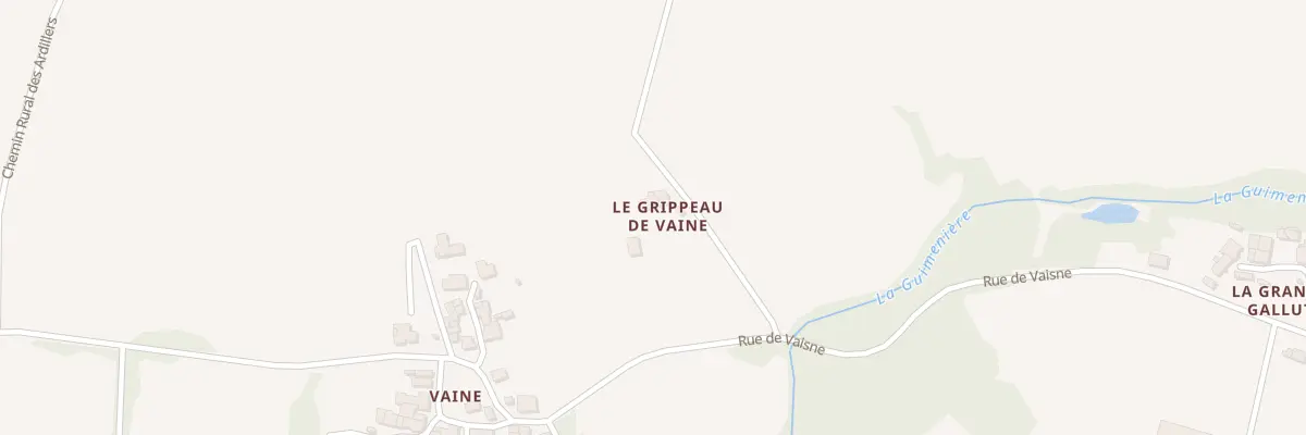 Plan du 3 Le Grippeau de Vaine à Mouchamps