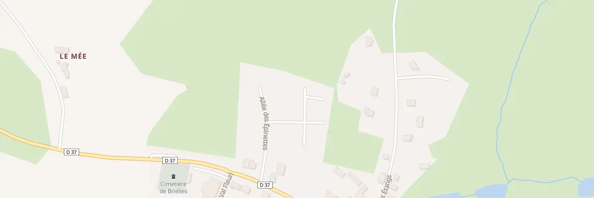 Plan du 7 All des Chenes à Brielles
