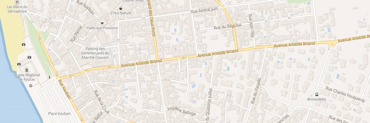 Plan du 37 Rue Aristide Briand à Fouras