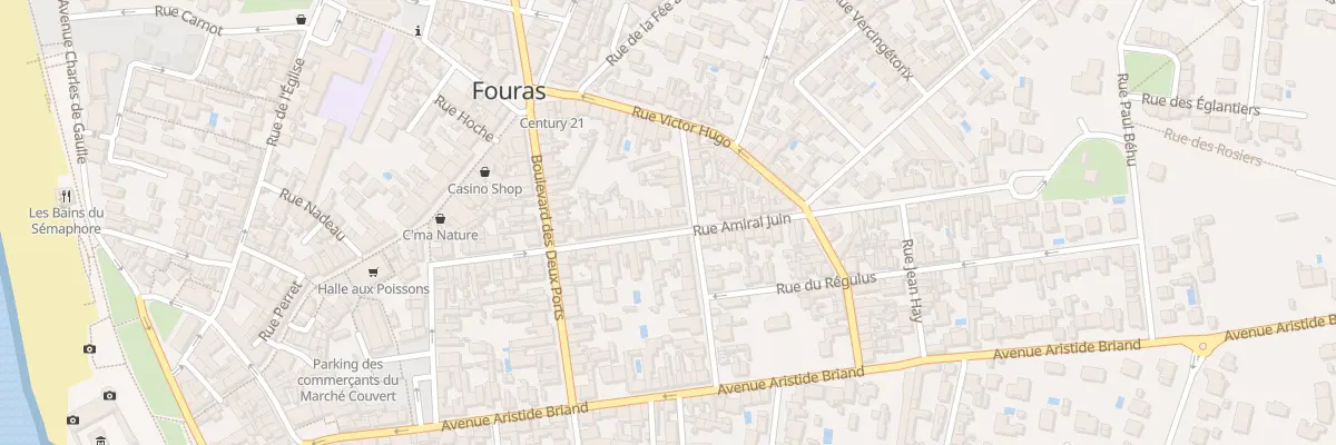 Plan du 30 Rue Amiral Juin à Fouras