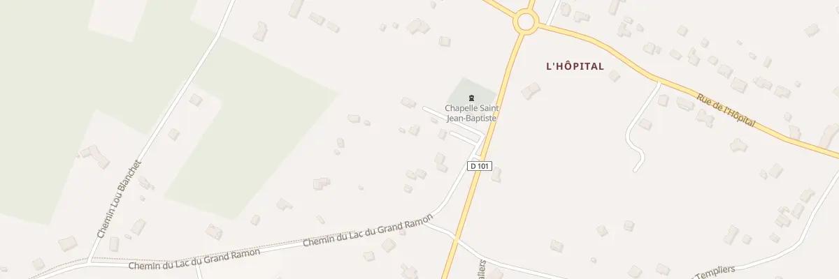 Plan du 3 Che Loc du Grand Ramon à Grayan-et-l’Hôpital