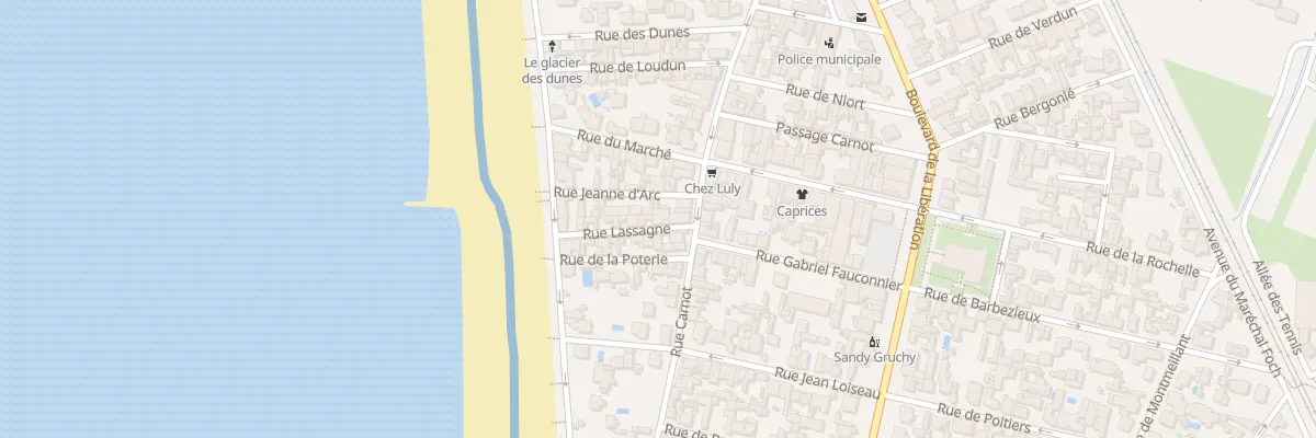 Plan du 15 Rue Lassagne à Châtelaillon-Plage