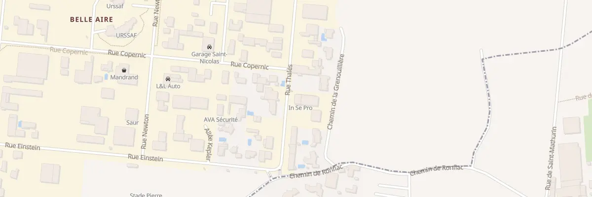 Plan du 8 Rue Thalès à Aytré