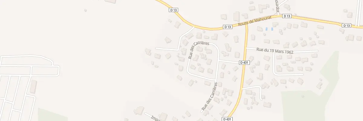 Plan du 20 Rue des Carrières à Heugas