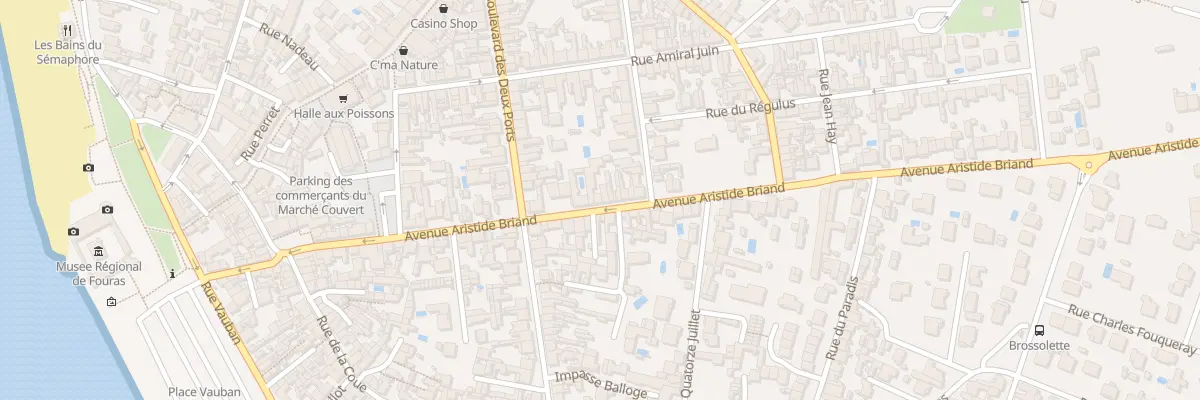 Plan du 44 Rue Aristide Briand à Fouras