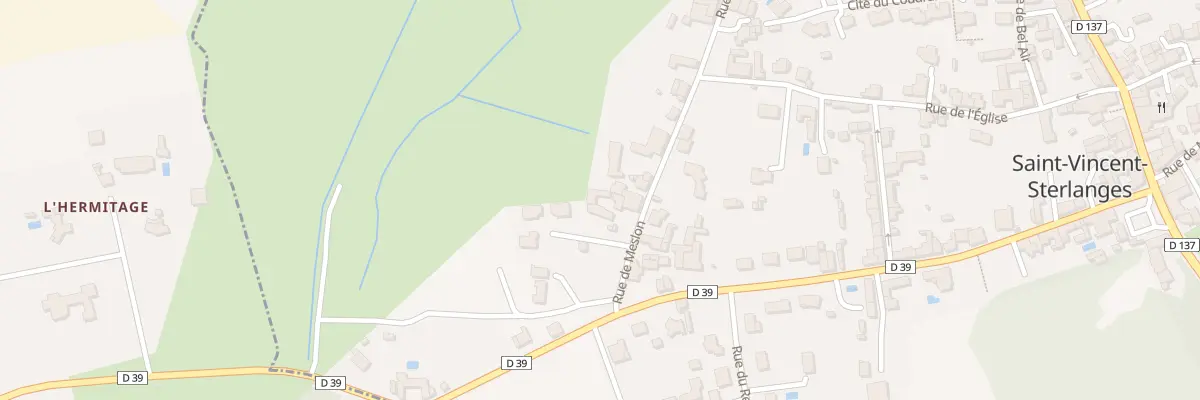 Plan du 38 Rue de meslon à Saint-Vincent-Sterlanges