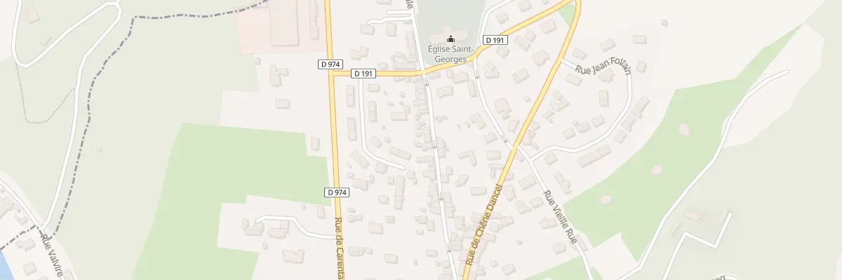 Plan du 109 Rue Saint-Georges à Saint-Lô