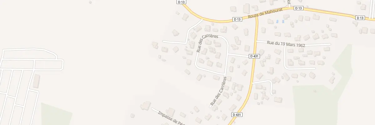 Plan du 22 Rue des Carrières à Heugas