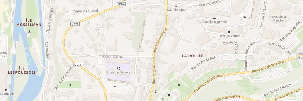 Plan du 3 Rue Saint-Georges à Saint-Lô