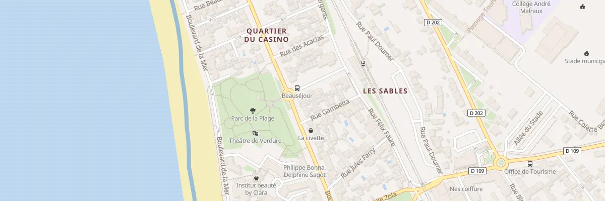 Plan du 71 Bd de la République à Châtelaillon-Plage
