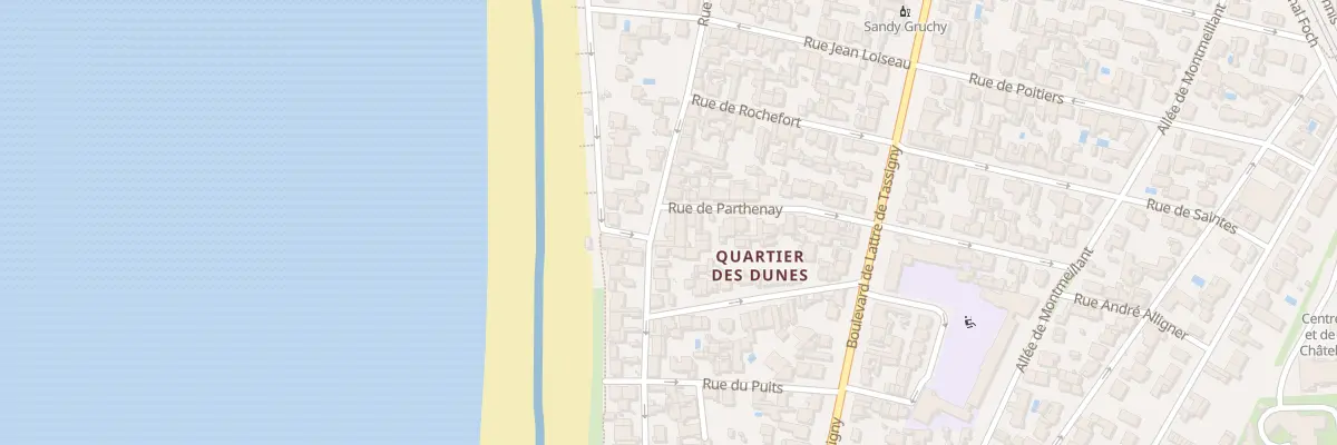 Plan du 1 Rue des Tamaris à Châtelaillon-Plage