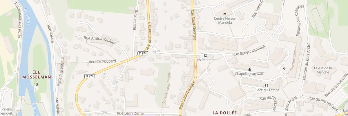 Plan du 9 Rue de la Demi-Lune à Saint-Lô
