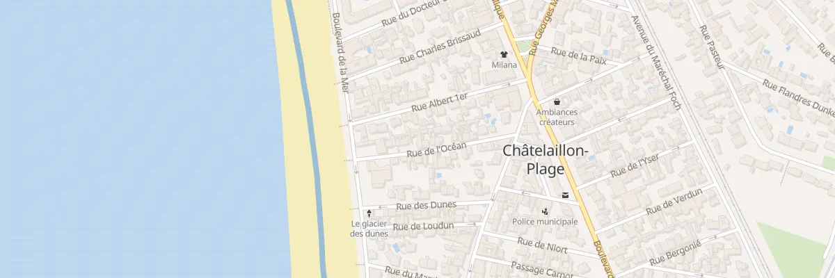 Plan du 11 Rue de l’Océan à Châtelaillon-Plage