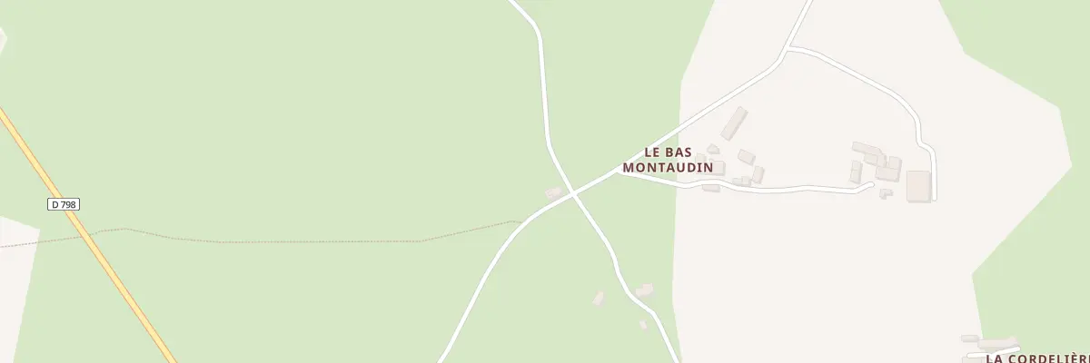 Plan du 24 Le Bas Montaudin à Princé