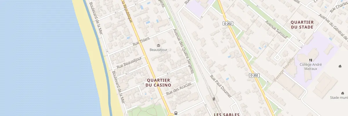 Plan du 9 Rue des Quatre Sergents à Châtelaillon-Plage